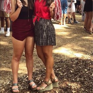 Mind Code Boutique High Waisted Skort